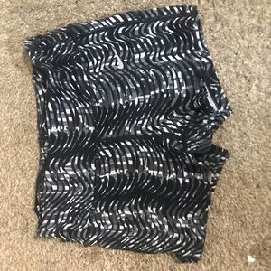 Double lined printed Nike shorts